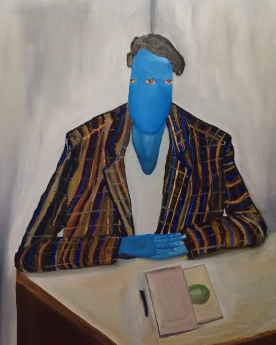 Control — 80 × 100 cm · Oil on canvas · 2018, painting by Valentyn Metyk