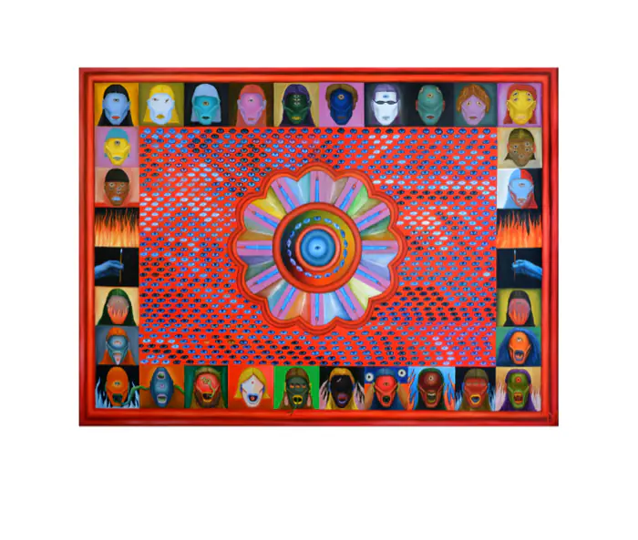 Carpet of Faith — 200 × 150 cm · Oil on canvas · 2024, painting by Valentyn Metyk
